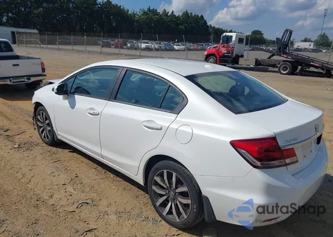 2014 Honda Civic Ex-L from USA, damaged, VIN 19XFB2F97EE200183